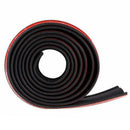 Car Front Bumper Lip Splitter Body Side Spoiler Protector Rubber Universal R6U2