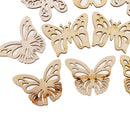10x DIY Wooden Butterfly Shapes Wedding Party Xmas Decorations Wood Pieces