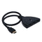 High-quality 3x1 HDMI Switcher Switch Splitter with Cable(Black) #gib