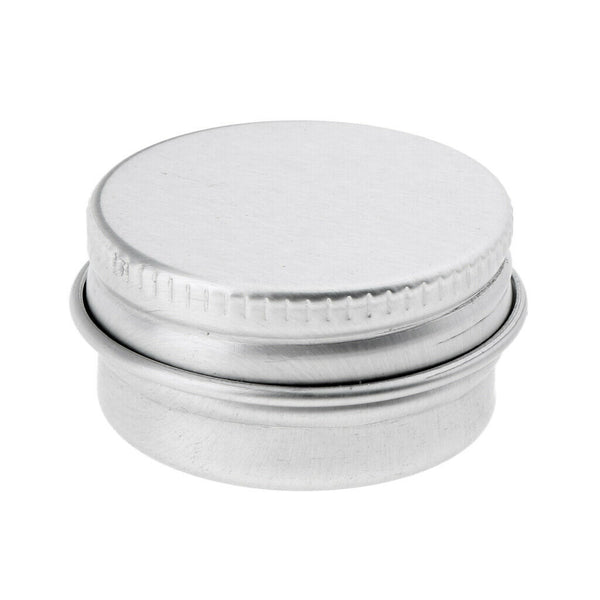 Metal Tins, 10pcs Refillable Empty Cosmetic Jars Makeup Containers for Balm,