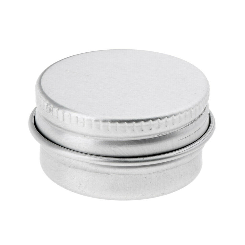 Metal Tins, 10pcs Refillable Empty Cosmetic Jars Makeup Containers for Balm,