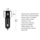 Bluetooth Car USB Charger FM Transmitter Wireless Radio Adapter MP3 Player 3.4A