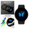 Smart Watch Fitness Tracker Heart Rate Monitor for Android iOS Black