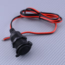 Female Car Cigarette Lighter Charger Socket Connector Adapter Cable Universal