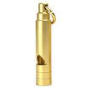 Outdoor Survival Whistle Keychain Portable Brass Training Whistle (Flat)