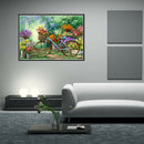 Garden Bike DIY Diamond Painting Cross Stitch Kit Mosaic Picture Home Decor