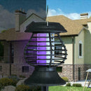 Solar Powered LED Lamp Bug Zapper Mosquito Killer Repeller Light Garden Use M8E3