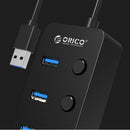 1X(Orico W9Ph4-U3-V1 Bus Powered 4 Port Usb 3.0 Hub With Individual Power S