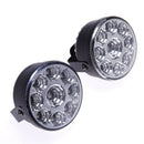 2x 9LED DRL Car Fog Lamp Round Driving Running Daytime Light Head Light White ME