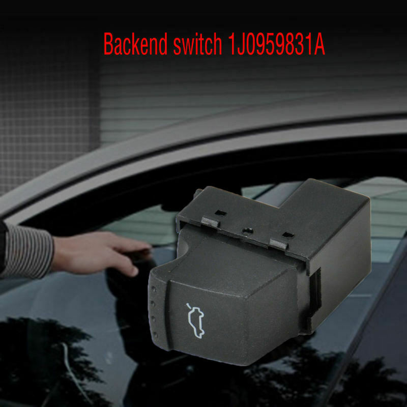1* Black 1J0959831A Rear Trunk Hatch Release Switch for 99-09 VW Golf Passat