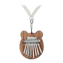8 Keys Mini Kalimba Mahogany Wood Thumb Piano Marimbas Finger Piano with Lanyard