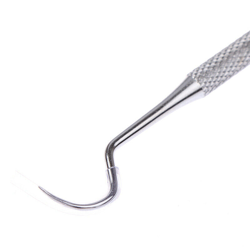 1 Set Stainless Steel Portable Toothpick Tooth Hook Teeth Clean Tool Dental  Hn