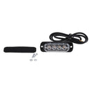 Blue 4LED 4W Car Truck Emergency Beacon Warning Hazard Flash Strobe Light 12-24V