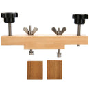 1 Set Solid Maple Stainless Steel Guitar Bridge Install Clamp Luthier Tools Y8G6