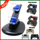 For Sony PlayStation PS4 Controller Charger Dock Station Dual USB Fast Charging