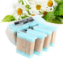 400PCS Double Head Cotton Buds Swab Tip Sticks Wooden Q-tips Applicato Makeup