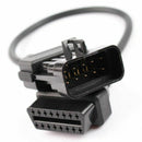 10Pin To 16Pin OBD2 Car Extension Diagnostic tool connector Cable for Opel