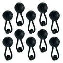 10pcs Bungee Shock Cord Clip Loop With Knob For Boat Truck Tarp Canvas