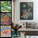5D DIY Special Shaped Diamond Painting Sea Turtle Cross Stitch Mosaic Kits