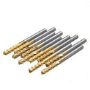 10Pcs Coating End Mill CNC PCB Wood Engraving Drill Bit Set 1/8 inch Shank