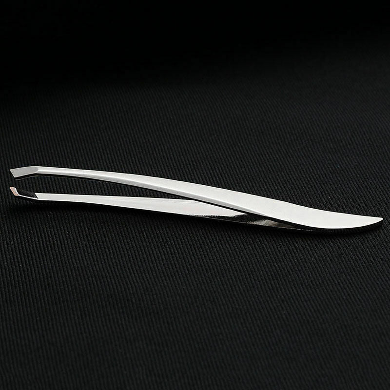 Lady Makeup Beauty Tool Stainless Steel Eyebrow Tweezer Clip D Hair Removal U4R8