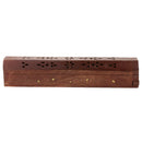 Handmade Box Joss Stick Burner Natural Ash Catcher Bamboo Incense Holder