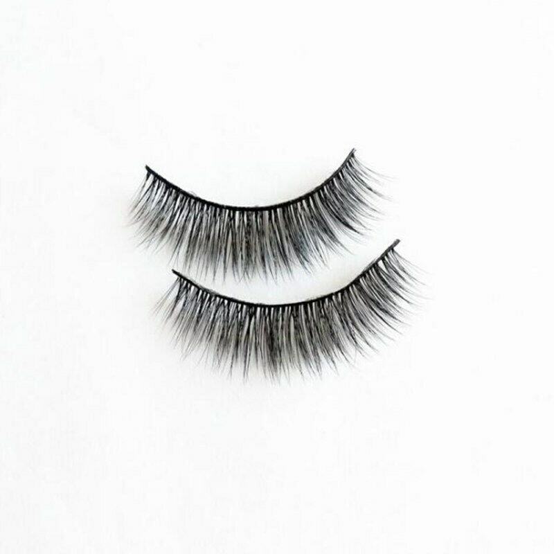 3Pairs Natural Sparse Cross Eye Lashes Extension Makeup Long False Eye CZV