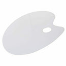 395mm x 290mm White Plastic Watercolor Paint Plate Tray Mixing Palette