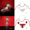 1/6 Female Sexy Bikini Swimsuit Set for 12'' Pichen CY Girl Figures - White