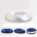 Pressure Relief Donut Washable Cover Haemorrhoids Piles Ring Cushion Blue