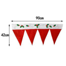 Santa Claus Hats Window Valance Christmas Decorations Xmas Curtain Decor Ho R9E4