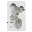 Cute Mouse Soap Silicone Mould Chocolate Fondant Mold DIY Kitchen Cake De 3C