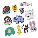 Lots 11x Animal Design Patches Sewing Applique for Pants Bag Hat Clothes