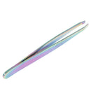 StainlessSteel Rainbow Eyebrow Trimmer False Eyelash Tweezers Clip Makeup ToolBX