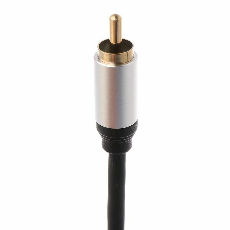 1.8M HiFi Sound 3.5MM to 2RCA Left and Right Channels Output Jack Audio Cable