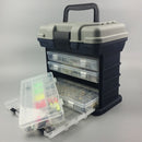 Fishing Tackle Box Portable 4 Layers Fishing Box Sea Boat Fishing Accessory