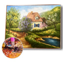 Full Round Drill 5D DIY Diamond Painting House Wall Picture Mosaic (B120)