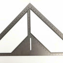 Woodworking Measuring Tool 14" Triangle Ruler Aluminum Metric Square Speed B7N3