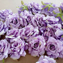 10PCS Artificial Flowers Head 10 cm For Wedding Decoration DIY Wreath Gift  E7K6