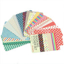 Newest 27X Scrapbook Basic Masking Tape Craft Stickers Pack Decorative Labelling