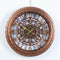 European Style Retro Creative Wall Clock Quartz Clock Round Plastic Fashion H3N3