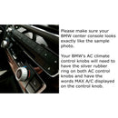 AC Climate Control and Radio Volume Knob Ring Covers for BMW 1 2 3 3GT 4 Se