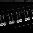Acrylic Earrings Ear Studs Necklace Jewelry Display Rack Stand Organizer Je L6I6