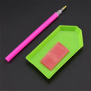 Tools 5D Painting Diamond Pen + Glue + Tray + Tweezer Rhinestone Decorations Hot