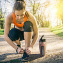 Protein Shaker Bottle, Stainless Steel Sports Water Bottle Shaker Cup, Leak V1L8