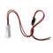 4Pcs Led Light Source Illuminator Car Ceiling Fiber Optic Light Red & White