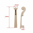 New 4/4 violin Neck Openwork pattern Head Hand Carve High Quality maple wood qwe