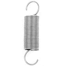 0.5x6x25mm Stainless Steel Dual Hook Small Tension Spring 24pcs
