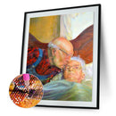 5D DIY Full Drill Diamond Painting Kissing Love Cross Stitch Embroidery Kit