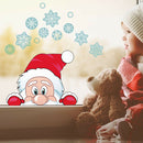 DIY Christmas Stickers Window Glass Decorative Decals Xmas Poster (A)